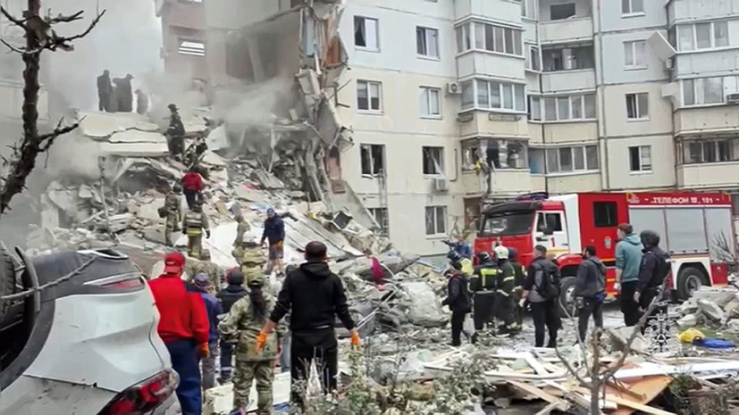 Спасатели в Белгороде дважды прерывали работы из-за опасности ракетного обстрела